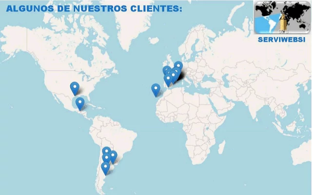Clientes Serviweb en todo el mundo Clientes Serviweb en todo el mundo